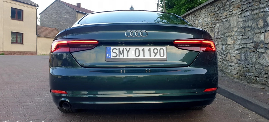 Audi A5 cena 95900 przebieg: 108300, rok produkcji 2019 z Myszków małe 407